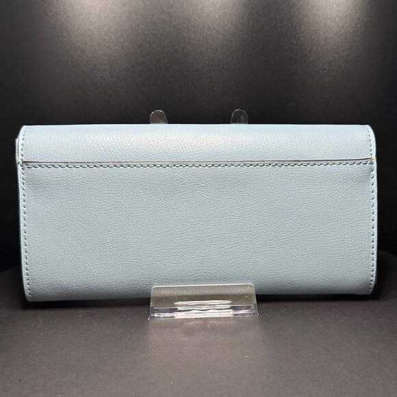 Michael Kors Women Jet Set Travel Large Trifold Wallet Clutch - ECU - Picture 3 of 7